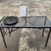 Table for the Weber Smokie Joe charcoal grill
